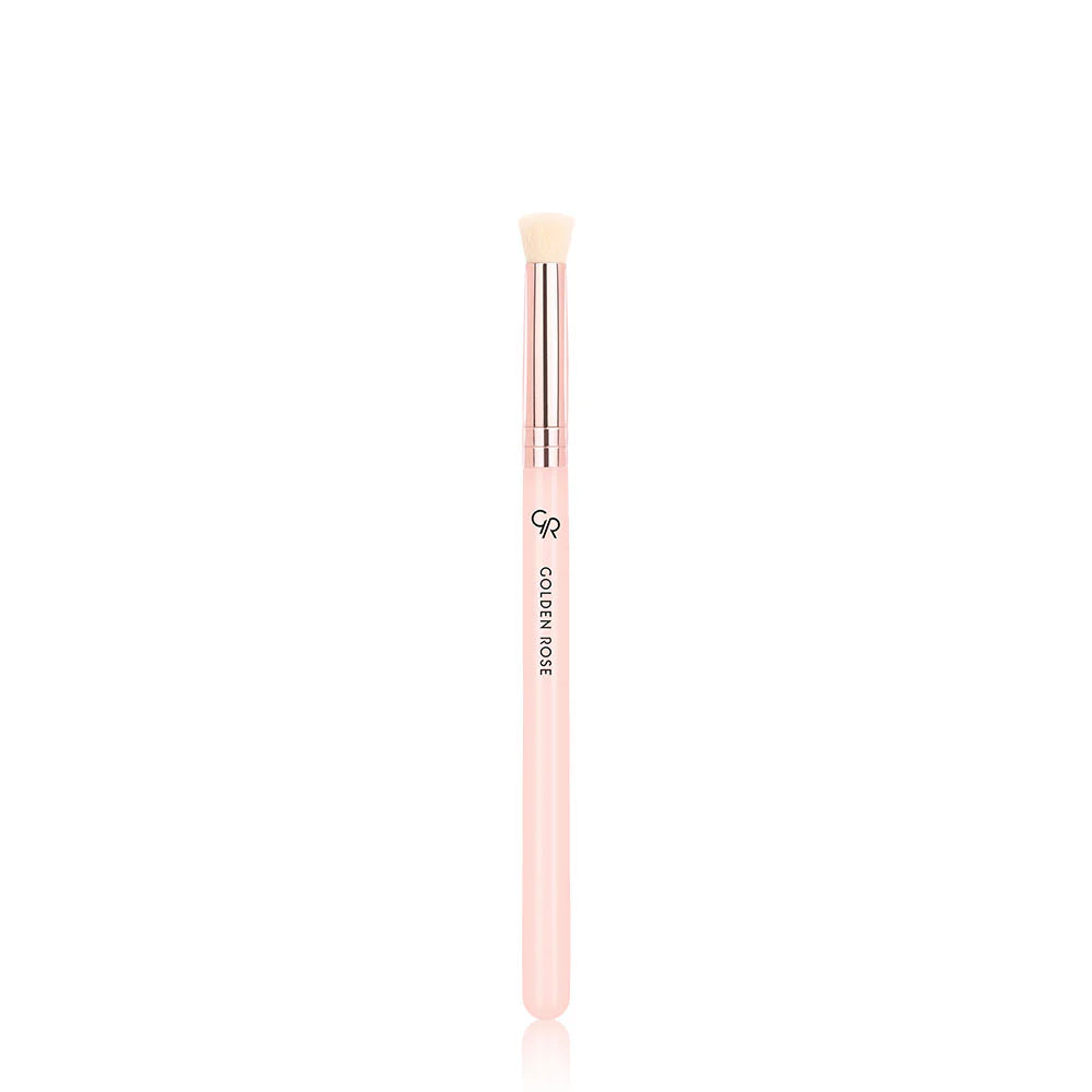 Golden Rose Angled Eyeshadow Brush