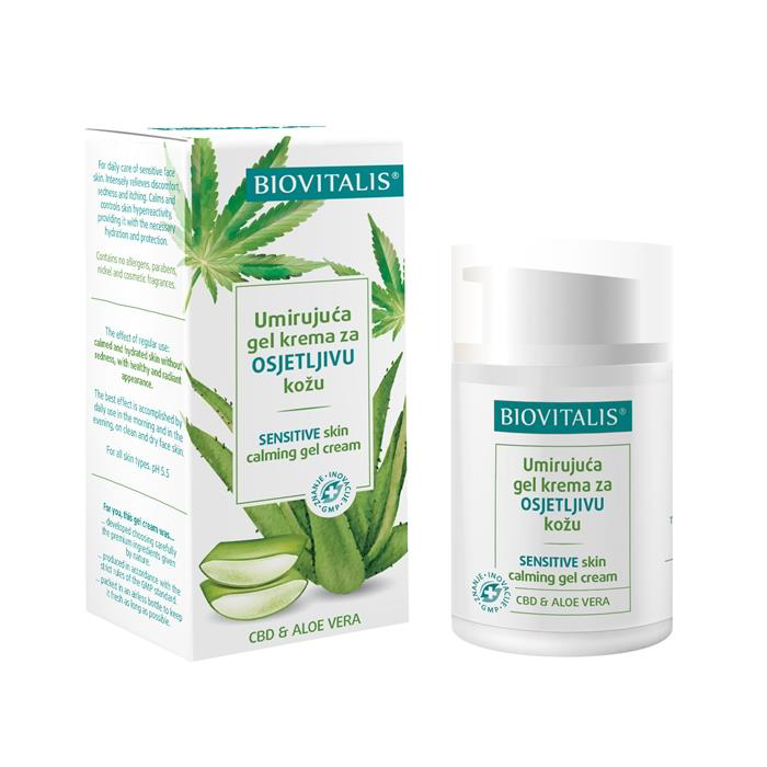 BioVitalis Soothing Gel Cream For Sensitive Skin 50 ml