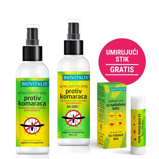 Repelenti Biovitalis (odrasli komarji + otroški komarji)