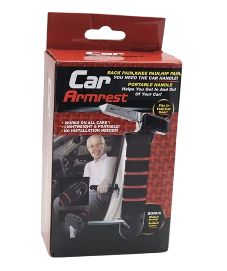 Portable handle to help you get in and out of the car