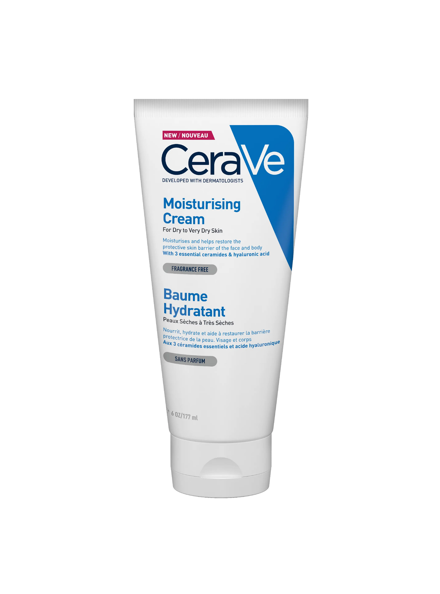 CeraVe Moisturizing Cream for Dry to Very Dry Skin 177 ml