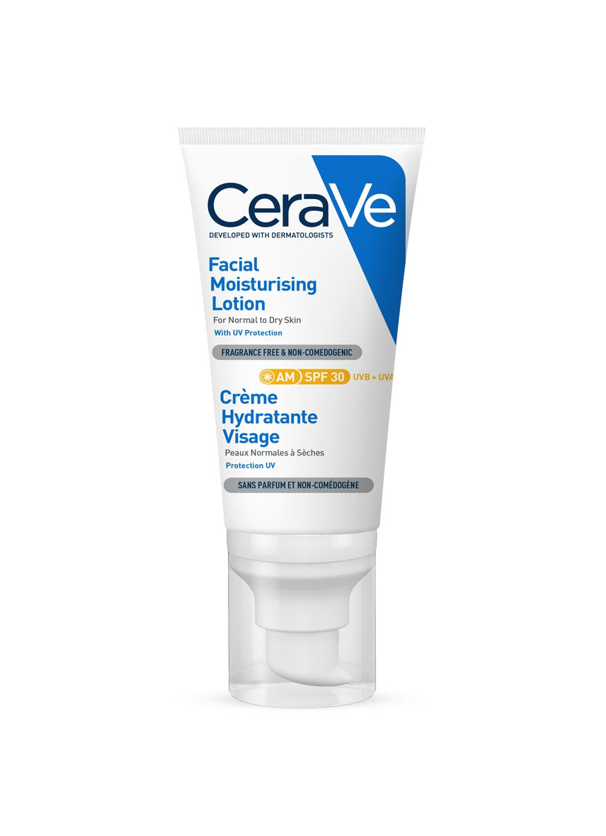 CeraVe Moisturizing Face Care SPF30, 52 ml