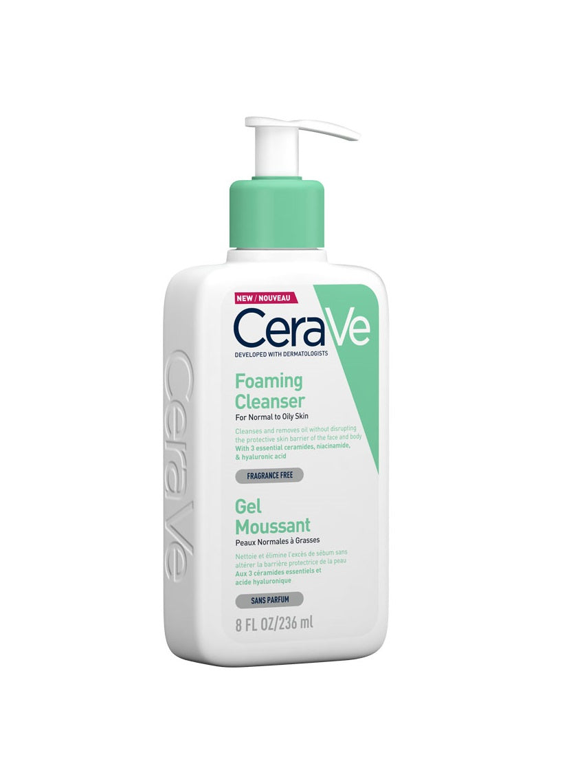 CeraVe Pjenušavi Gel za Čišćenje za Normalnu do Masnu Kožu 236 ml