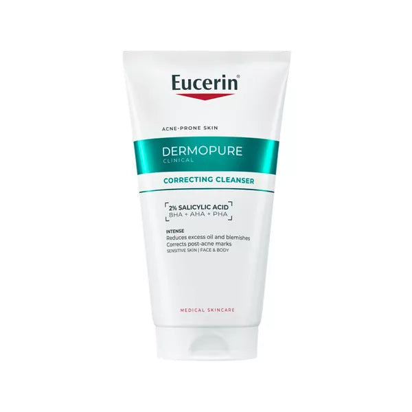 Eucerin DermoPure Clinic gel za čišćenje lica i tijela s trostrukim djelovanjem, 150 ml