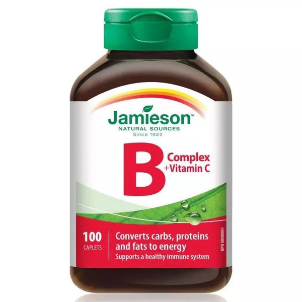 Jamieson B kompleks + Vitamin C, tablete