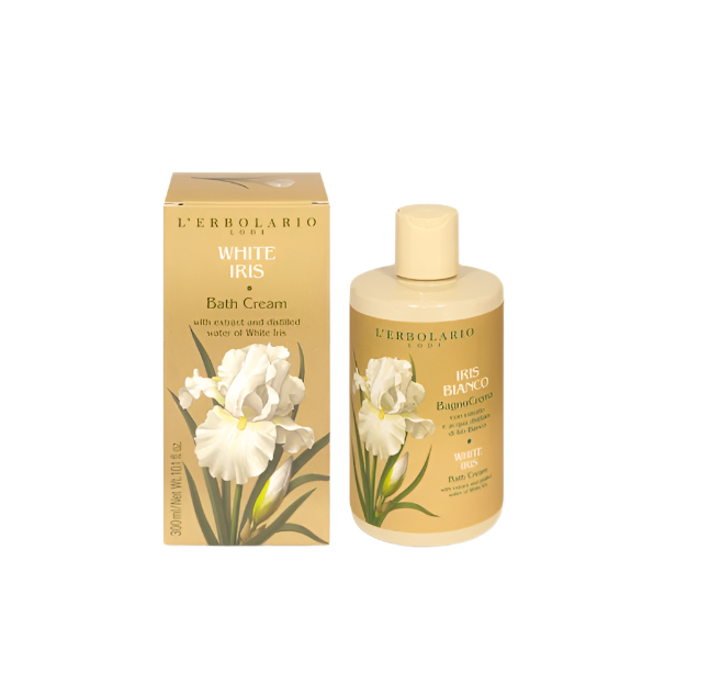 L'Erbolario Kremasta kupelj Iris Bianco 300ml