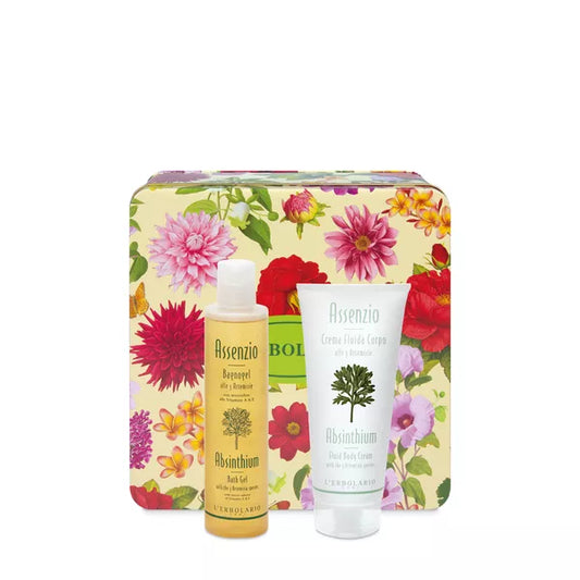 L'Erbolario Promo paket v elegantni kovinski škatli Assenzio