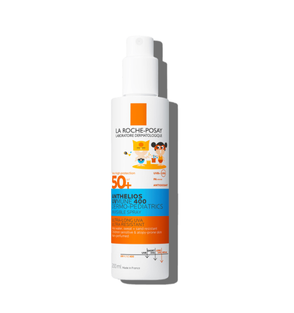 La Roche-Posay ANTHELIOS UVMUNE 400 Dermo-Pediatrics Nevidljivi sprej SPF50+ za djecu, 200 ml