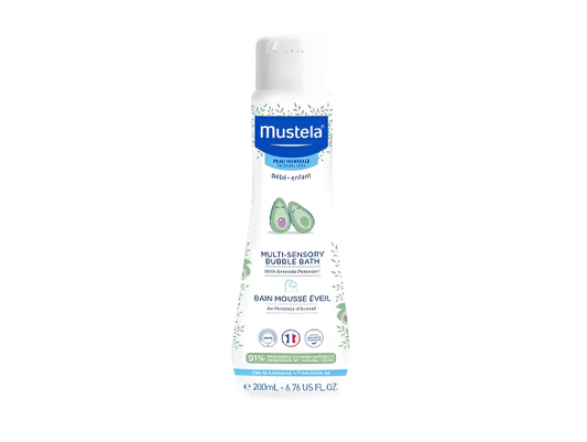 Mustela poživljajoča peneča kopel 200 ml