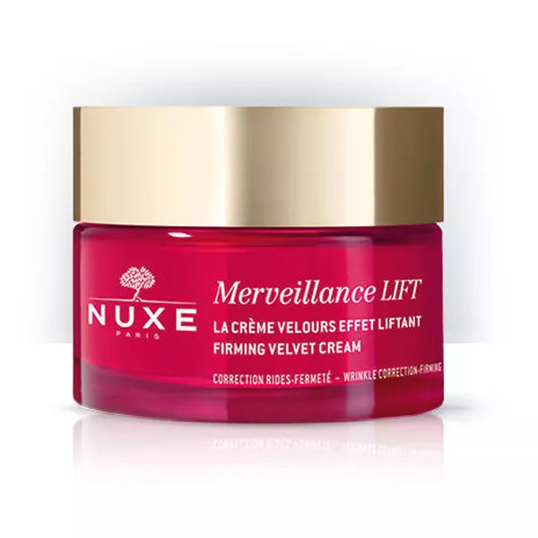 Nuxe Merveillance Lift firming velvet cream for normal to dry skin in a 50ml jar.