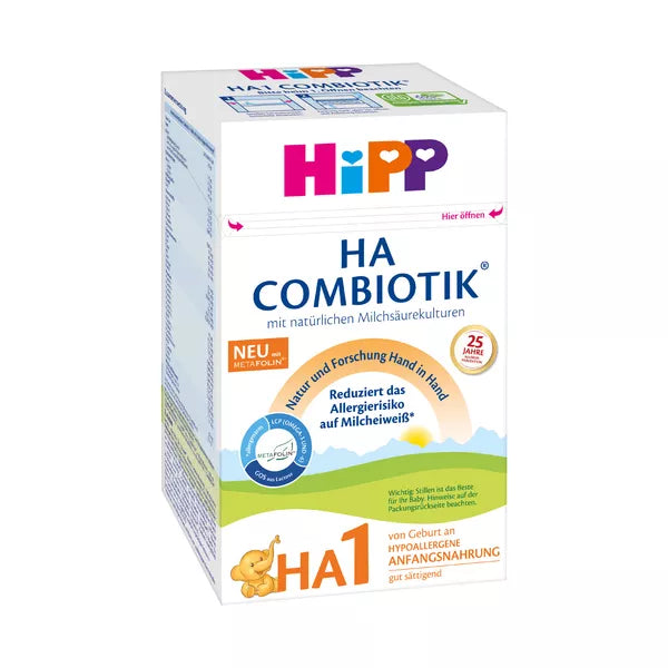 Početna hrana za dojenčad hipoalergena HiPP HA 1 Combiotik®, 600g, nova formula