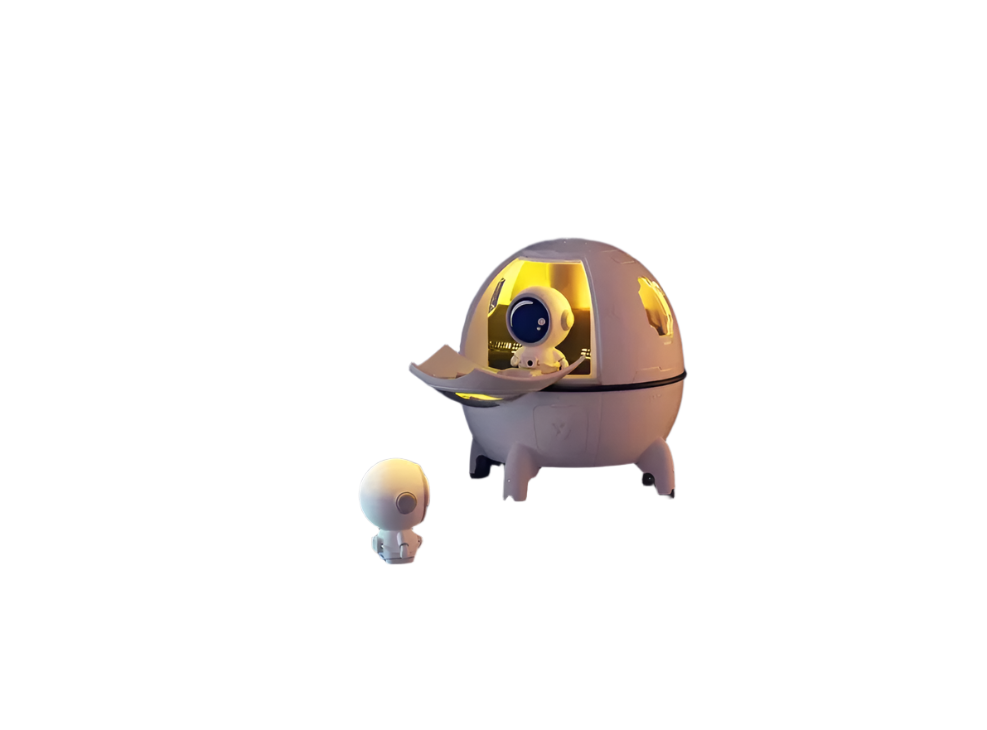Spaceship Explorer Essential Oil Diffuser, Humidifier and Night Light – a 3-in-1 solution for peaceful nights
