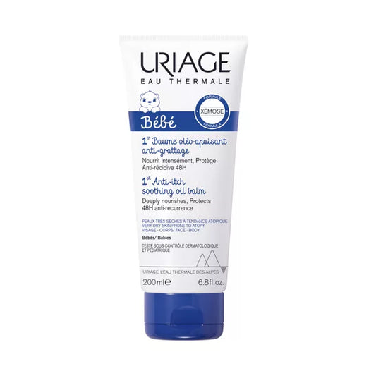 Uriage Xémose prvi umirujući uljni balzam u tubi, 200ml, za umirivanje svrbeža i crvenila.