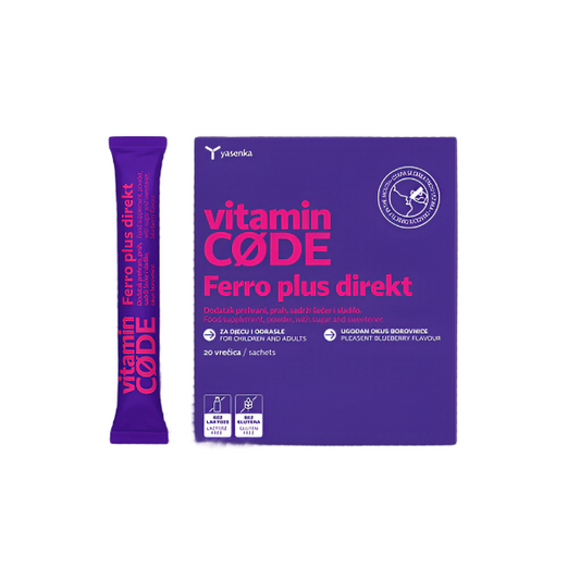 Yasenka Vitamin CODE Ferro Plus Direct 20 bags