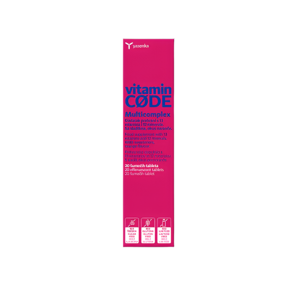 Yasenka Vitamin CODE multiCOMPLEX 20 effervescent tablets