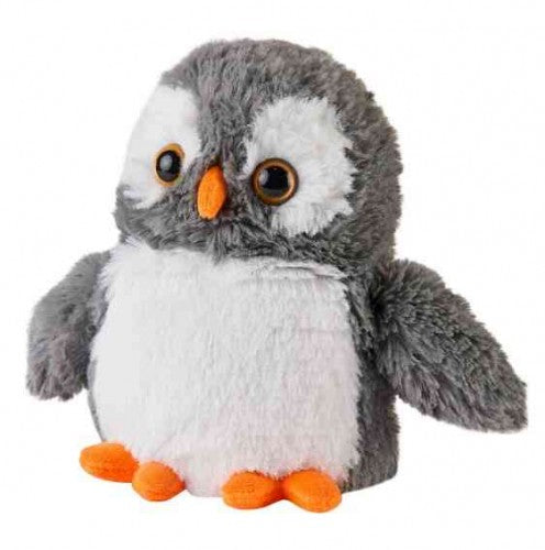 Warmies Plush toy for soothing heating or refreshing cooling - Gray Owl