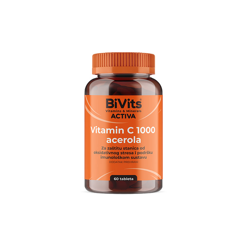 BiVits ACTIVA Vitamin C 1000 i acerola 60 tableta