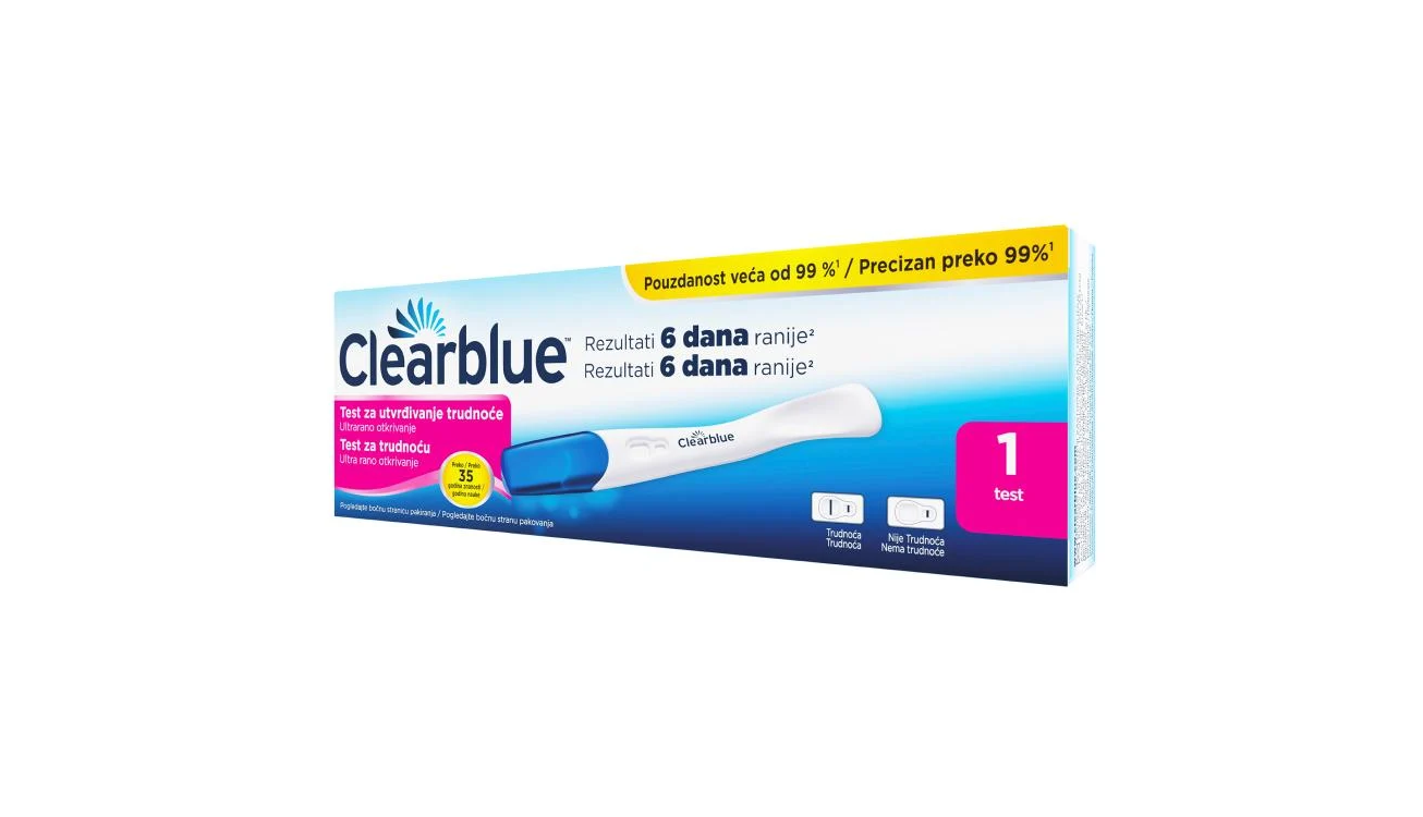 Clearblue Early Pregnancy Test – 6 days early