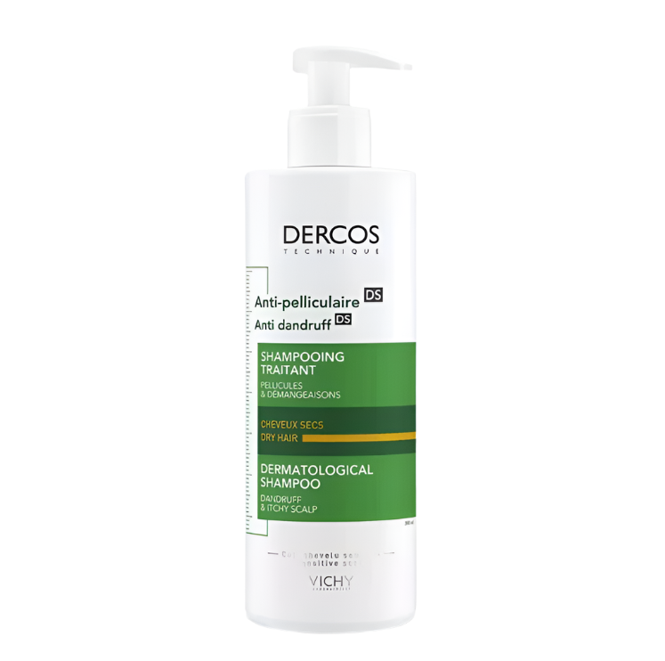 Vichy Dercos Anti-Dandruff šampon protiv peruti za suhu kosu, 390 ml
