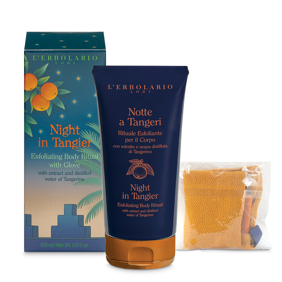 L'Erbolario Exfoliating Body Ritual Night in Tangier 150ml