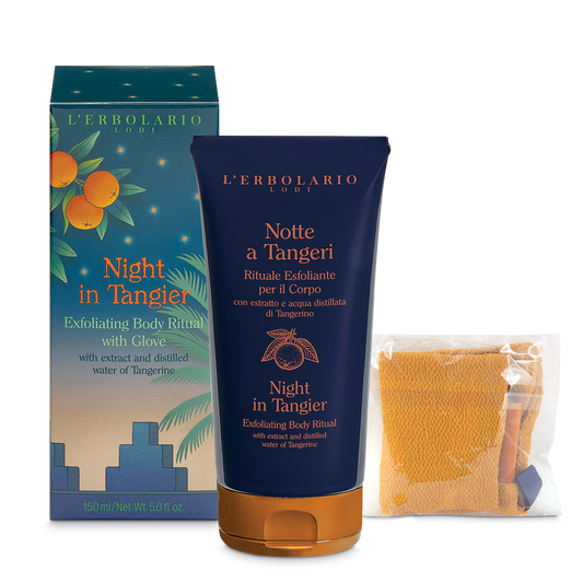 L'Erbolario Exfoliating Body Ritual Night in Tangier 150ml