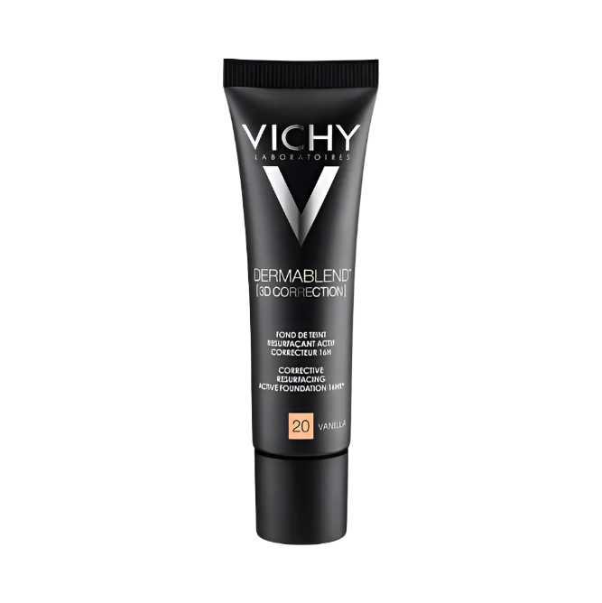 VICHY DERMABLEND 3D Coverflow korektivni puder nijansa 20 Vanilla 30ml