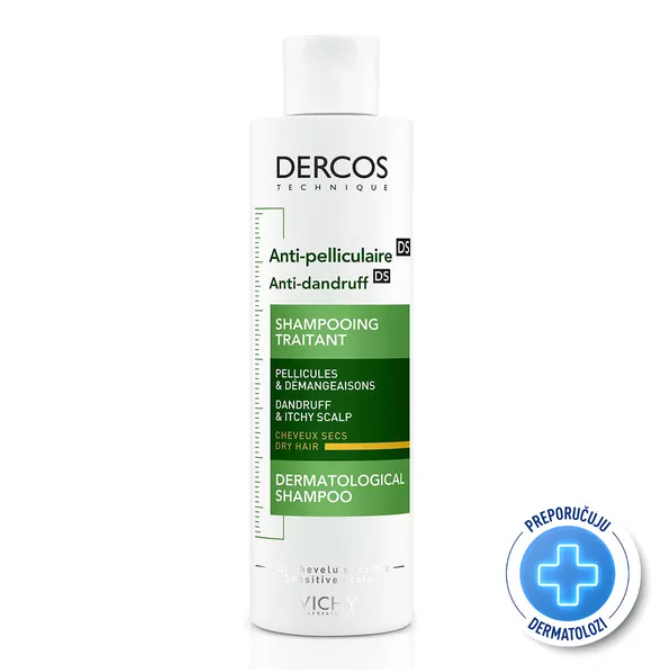 Vichy Dercos šampon protiv prhuti za suhu kosu 200ml