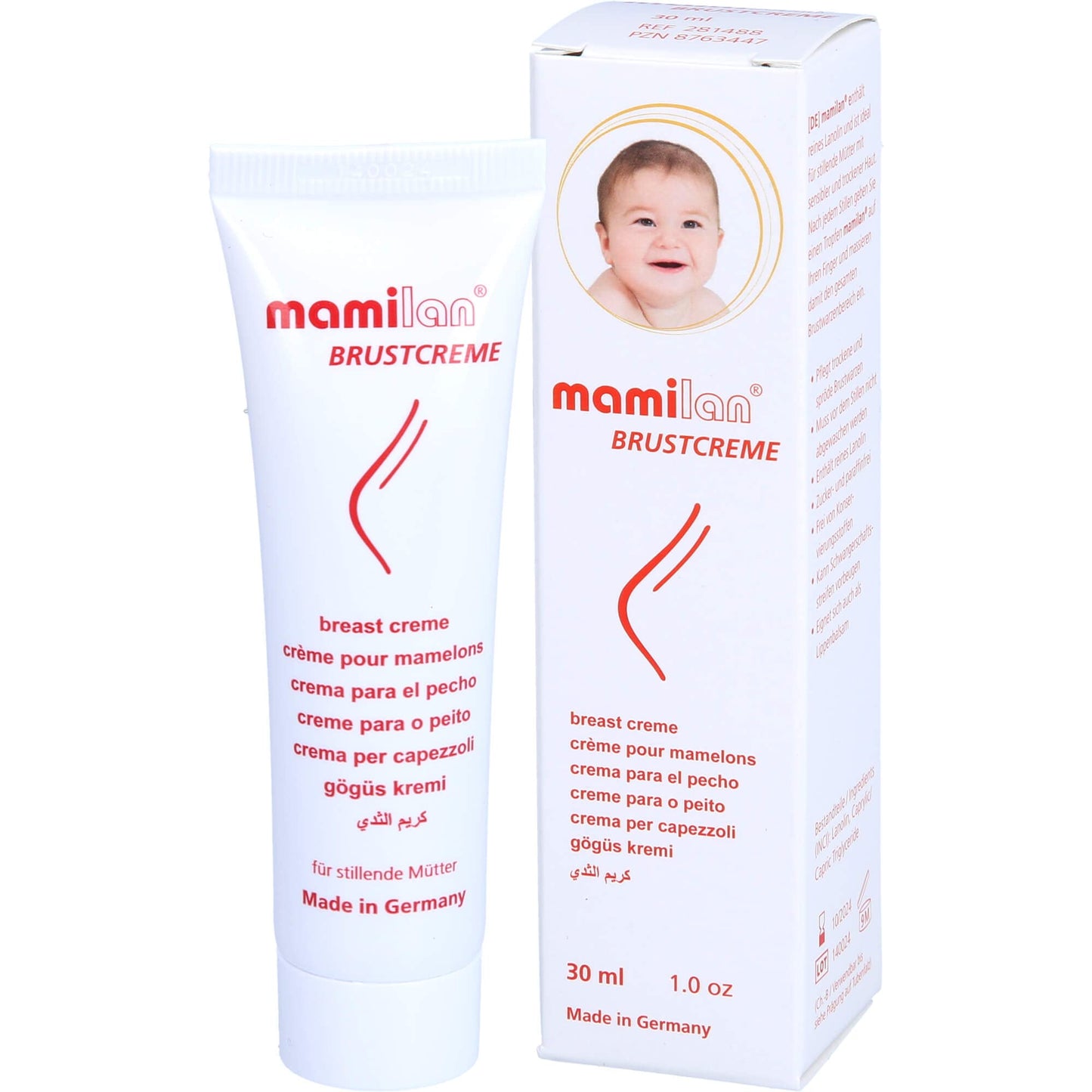 Mamilan Breastcreme – Breast care cream 100 ml