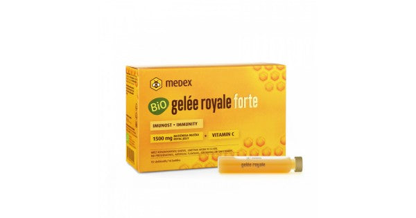 Medex Gelle Royal Forte – Royal Jelly and Vitamin C 10 ampoules