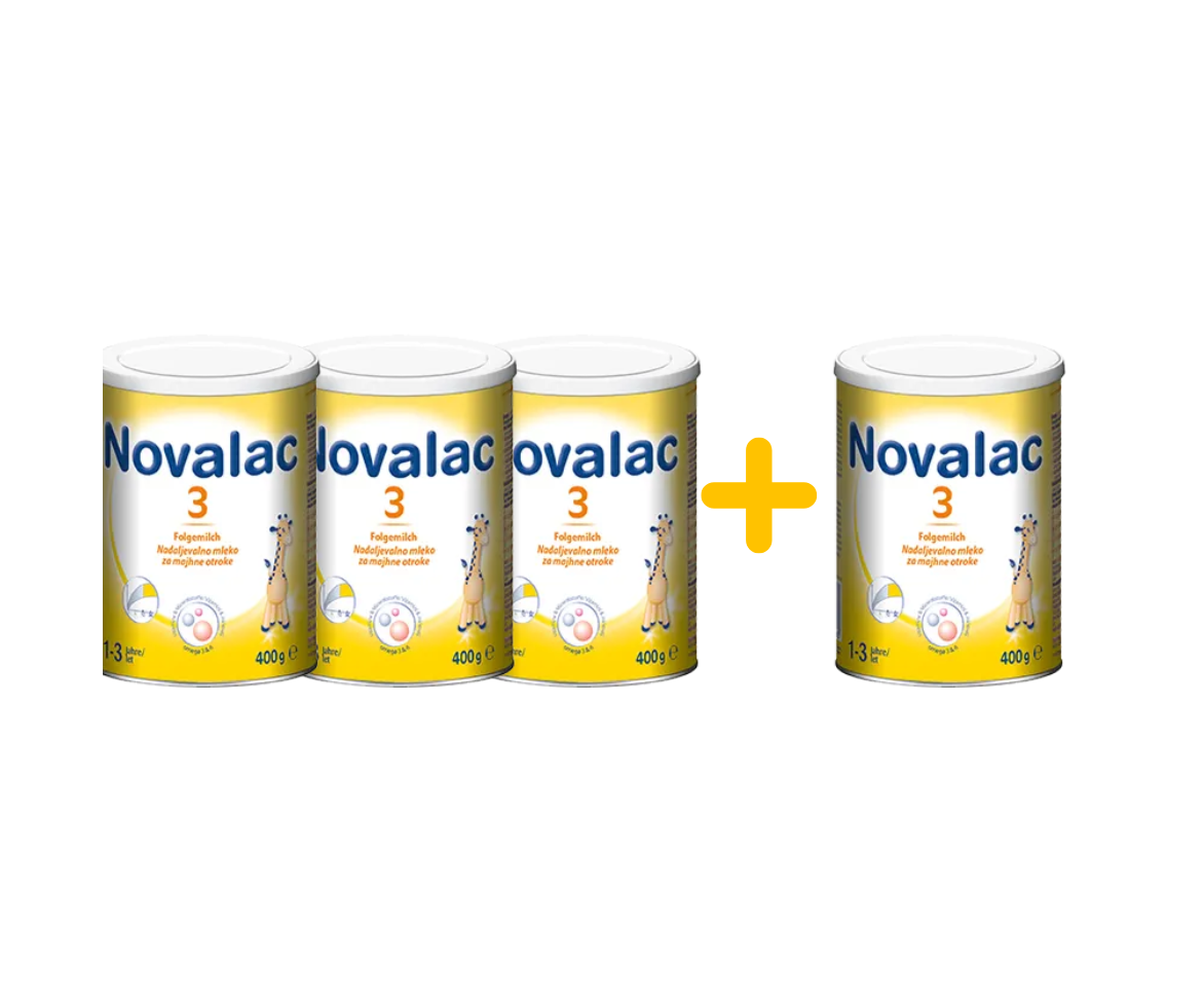 Novalac 3 400 g 3+1 gratis
