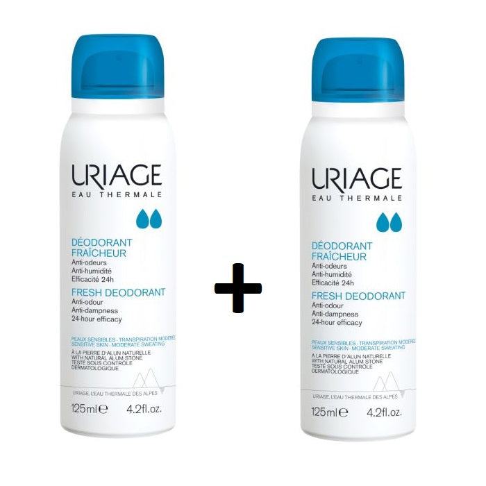 Uriage Deodorant Spray 125 ml (1+1 free)