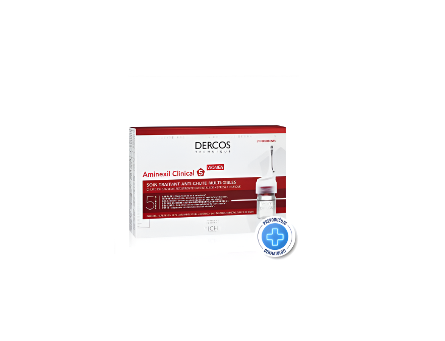 Vichy Dercos ampule protiv ispadanja kose za žene 21x6ml