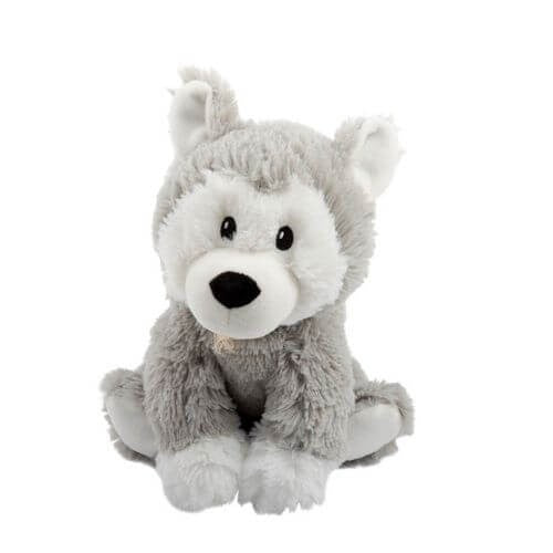 Warmies Plush toy for soothing warmth or refreshing cooling - Husky