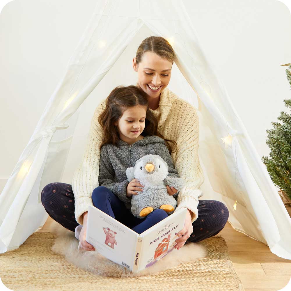 Warmies plišana igračka za umirujuće grijanje ili osvježavajuće hlađenje – Veseli Pingvin