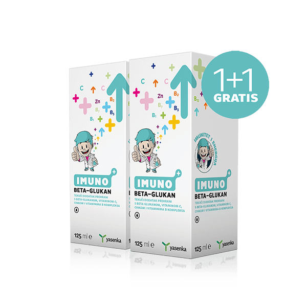 Yasenka Imuno Beta Glucan Junior 1+1 Free