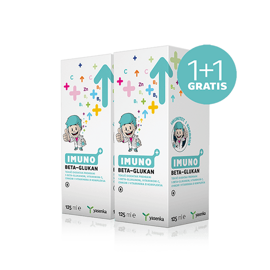 Yasenka Imuno Beta Glucan Junior 1+1 Free