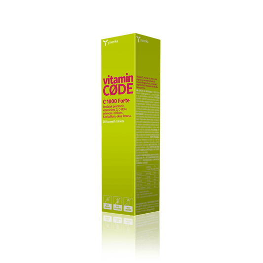 Yasenka Vitamin CODE C 1000 Forte 20 effervescent tablets