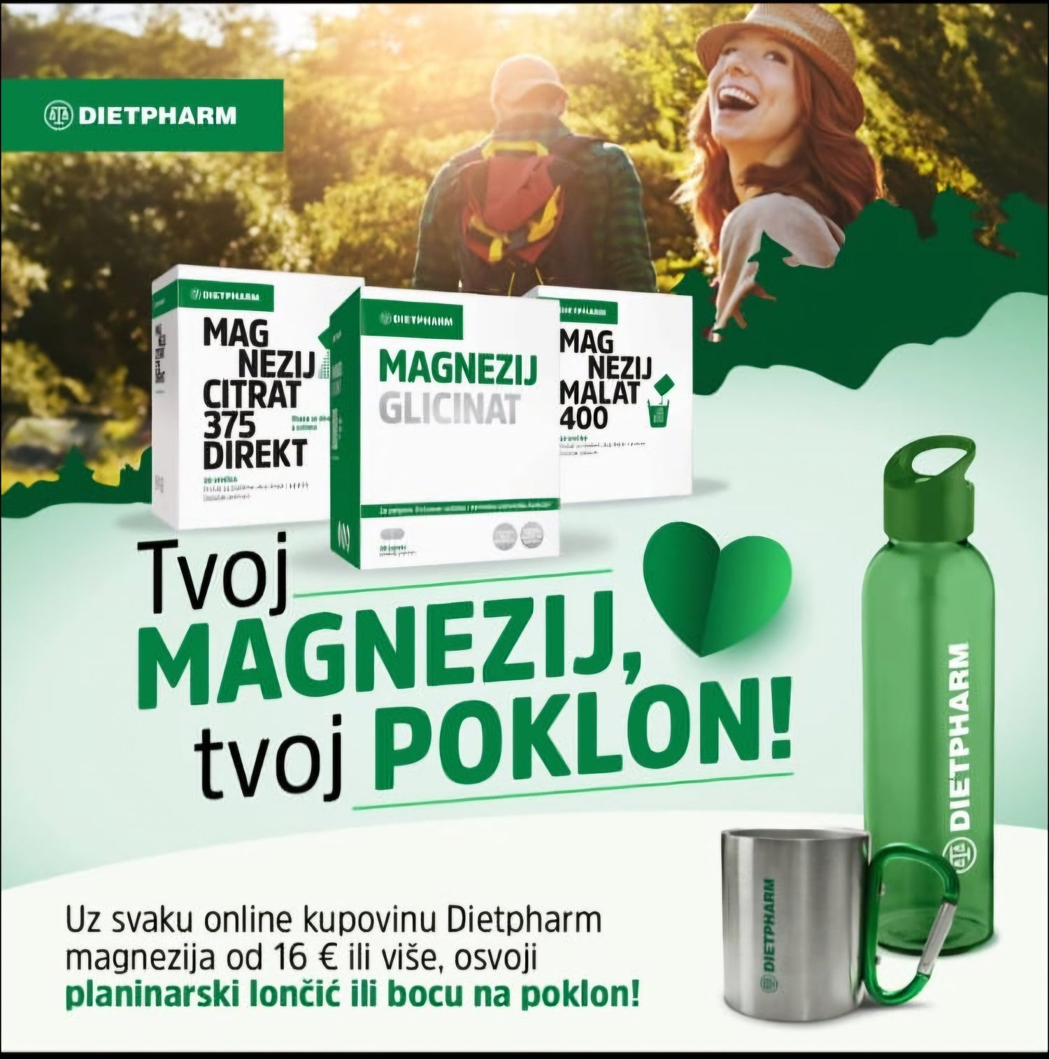 Dietpharm Magnezij Planinarski lončić ili boca