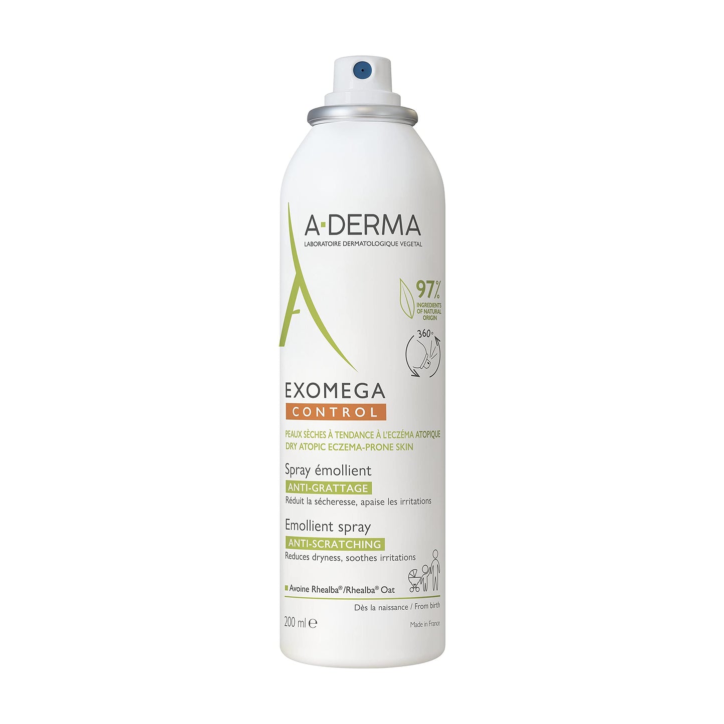 A-DERMA EXOMEGA CONTROL Emolijentni Sprej 200 ml