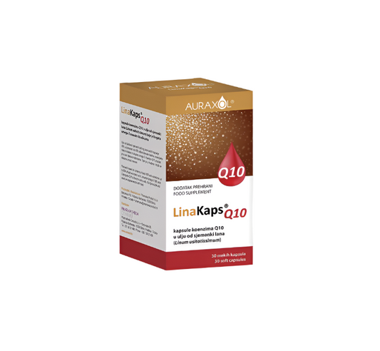 AURAXOL LinaKaps Q10 - 30 kapsula