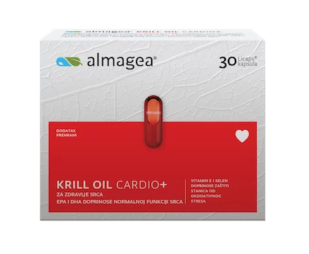 Almagea Krill Oil Cardio+ – Za zdravlje srca i krvnih žila (30 kapsula)