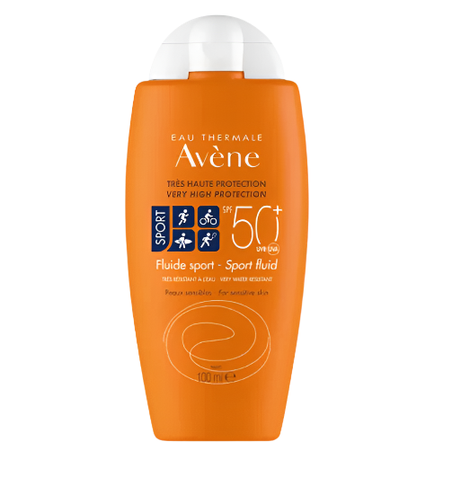 Avene Sport fluid SPF50+ zaštita od sunca za osjetljivu kožu 100ml