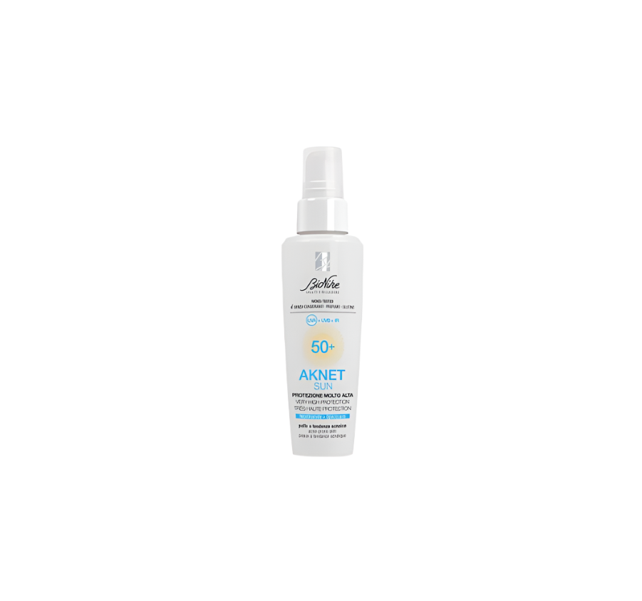 BioNike AKNET SUN Fluid SPF 50+ UV zaštita lagane fluidne teksture 50 ml