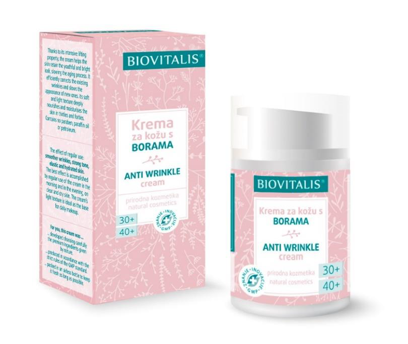 BioVitalis Krema Za Kožu s Borama 30+/40+ 40 ml