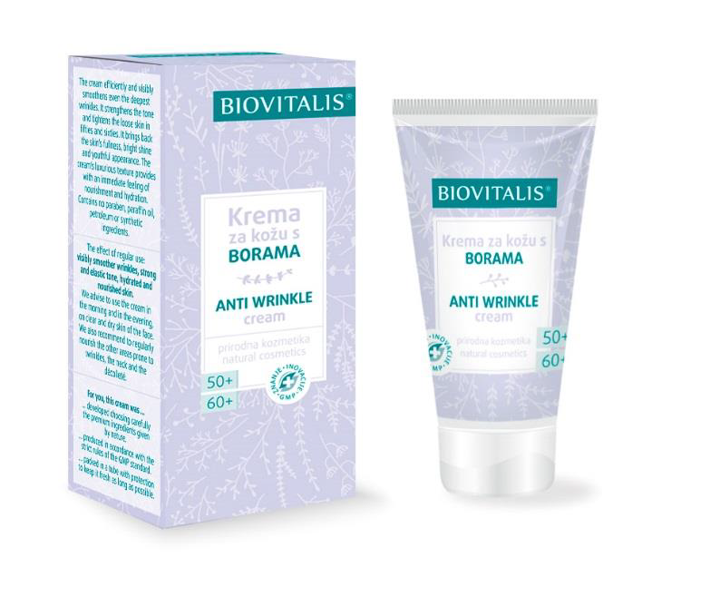 BioVitalis Krema Za Kožu s Borama 50+/60+ 40 ml