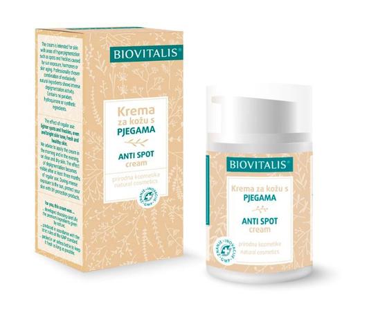 BioVitalis Krema Za Kožu s Pjegama 40ml