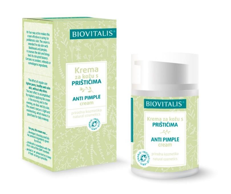 BioVitalis Krema Za Kožu s Prištićima 40ml