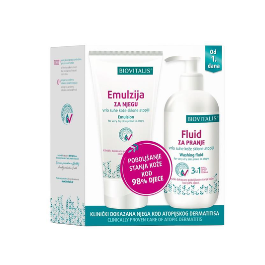 BioVitalis Set 2u1 Emulzija 150 ml i Fluid 250 ml