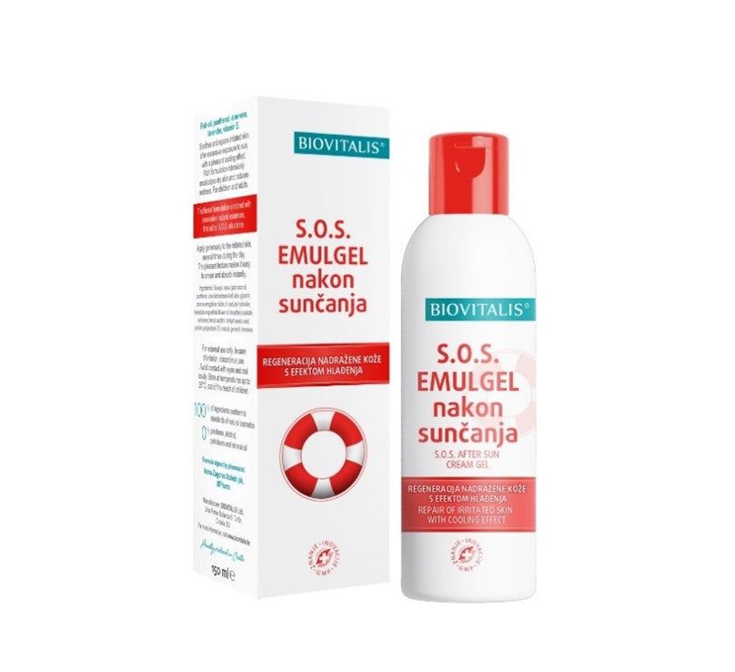 Biovitalis S.O.S. emulgel nakon sunčanja 150 ml