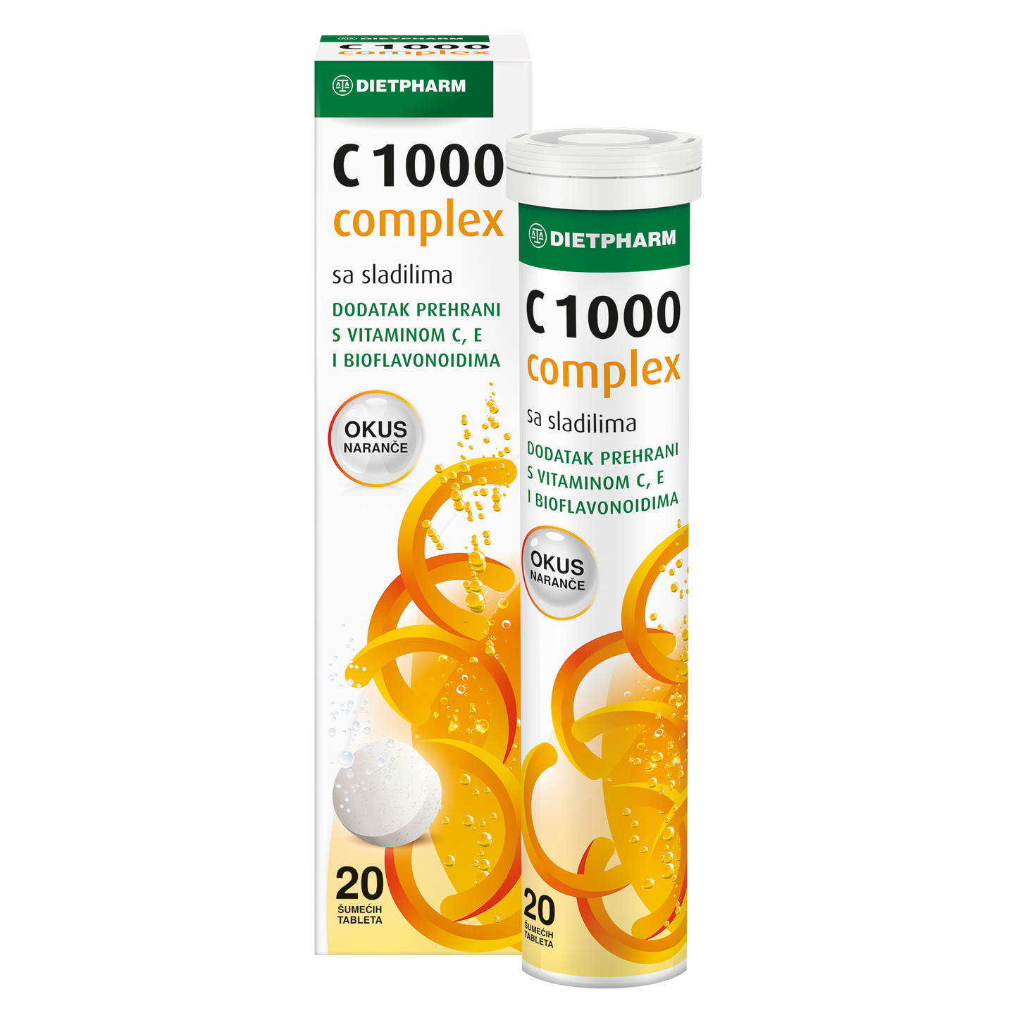 Dietpharm C 1000 Complex (20 šumećih tableta)